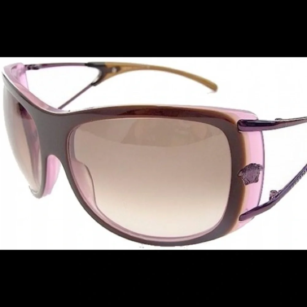 Versace Sunglasses - Style 4086 - Brown / Light Violet - Y2K - Picture 1 of 10